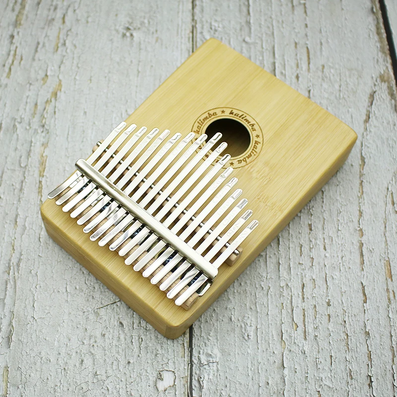 Kalimba Mbira Sanza пианино с 17 клавишами для пальцев карманная клавиатура начинающих