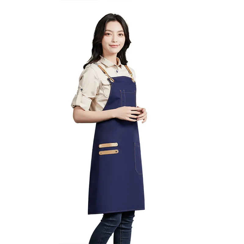 Top Quality Men's Chef Apron Kitchen Apron For Women Work Embroidery Or Printed