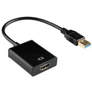 

HD 1080P USB 3.0 to HDMI Converter Adapter Cable USB to HDMI External Video Card Multi Monitor Adapter for Windows 7/8/10 Laptop