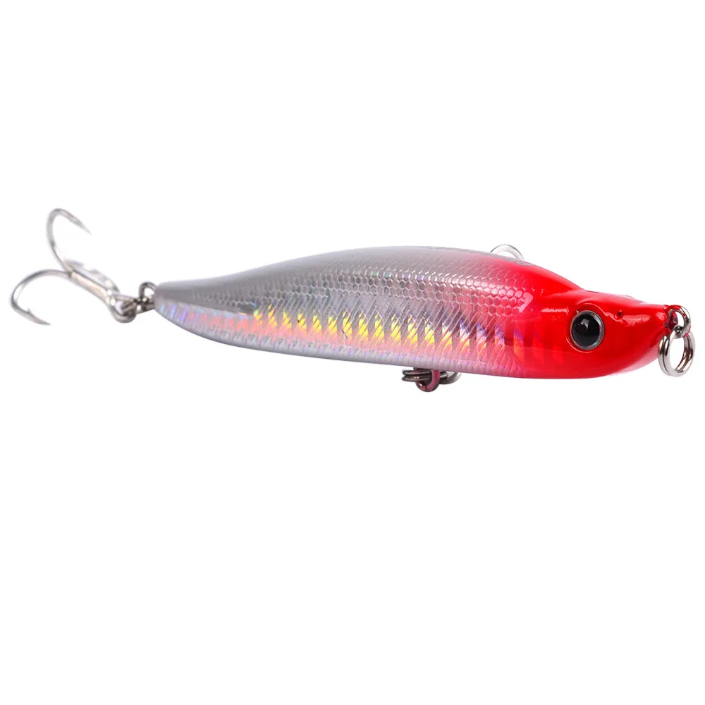 Приманка для рыбалки Minnow 10 см, 9 цветов, плавающая искусственная жесткая приманка, воблеры для окуня, воблер, щука тали с тройным крюком# Z