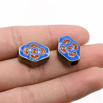 

Wholesale Jewelry Lots 17x14mm Bead Bracelet Charms Retro 35 Pieces