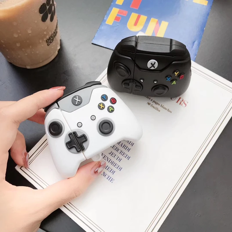 Мультфильм ретро камера беспроводной Bluetooth наушники чехол для Airpods 2 1 милый 3D xbox игровая консоль gameboy силиконовый чехол для наушников