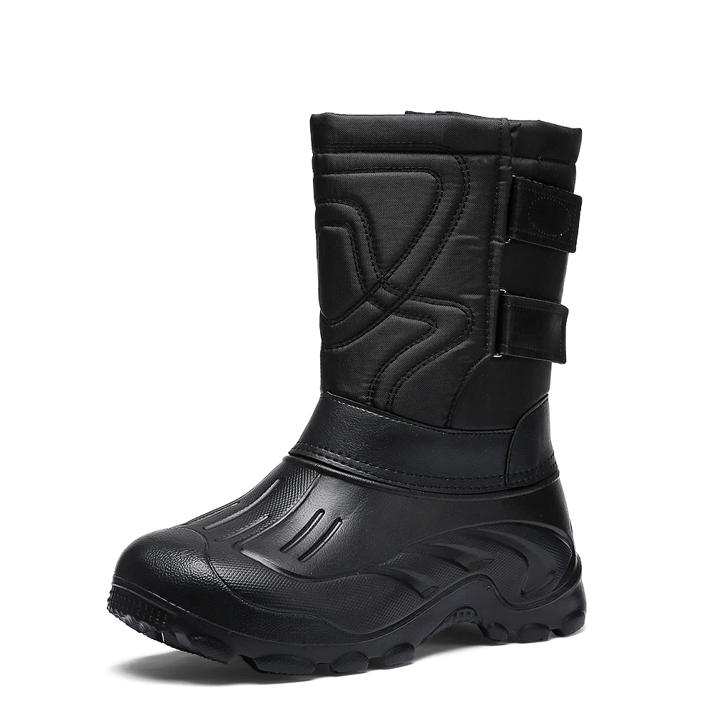 

Mens Boots High Quality Warm Waterproof Snow Winter Ankle Shell Boots for Men Winter Raining Printed Boots male comfortable shoe