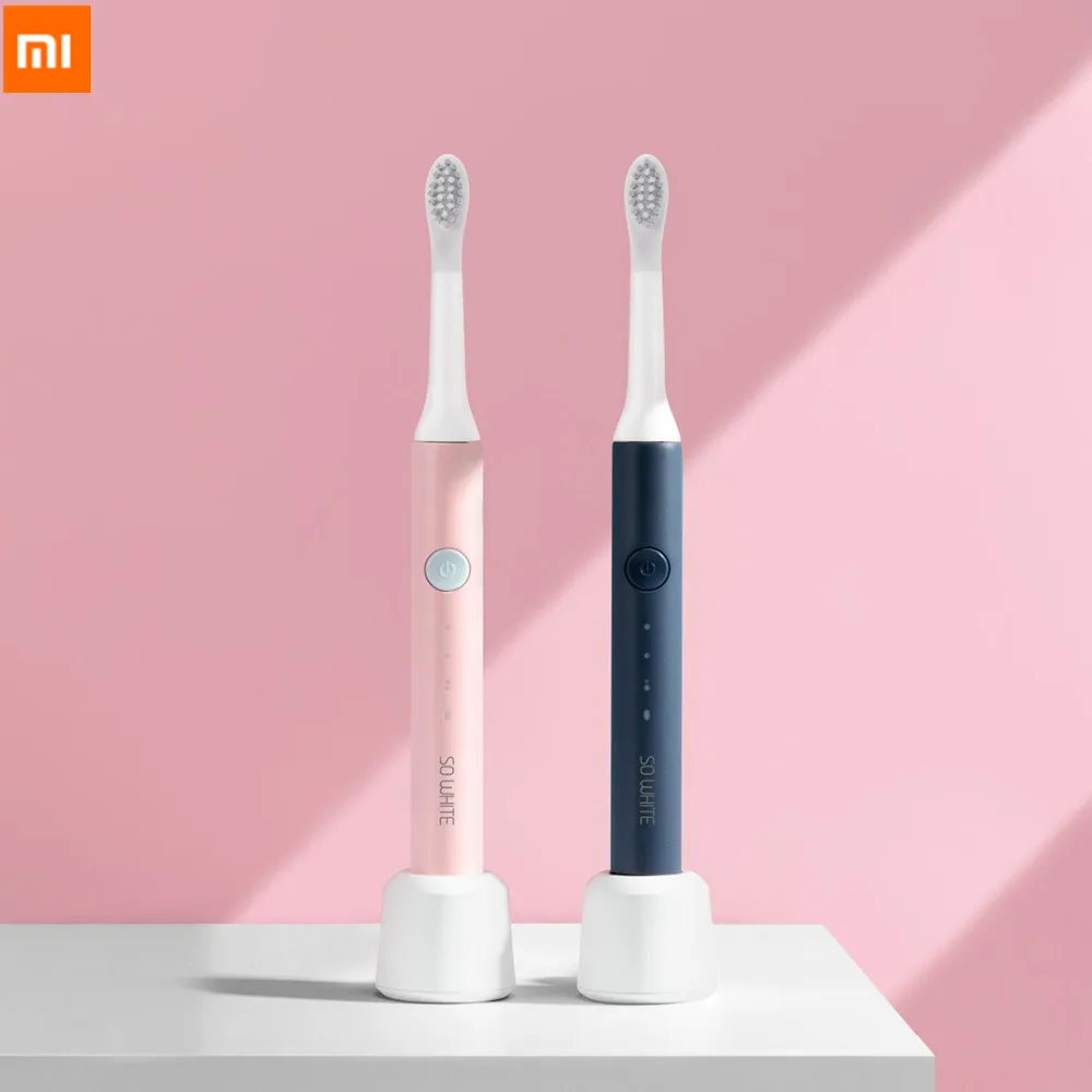 Оригинальная XIAOMI Mijia Soocas SO WHITE звуковая электрическая зубная щетка Беспроводная Индукционная зарядка IPX7 Водонепроницаемая зубная щетка