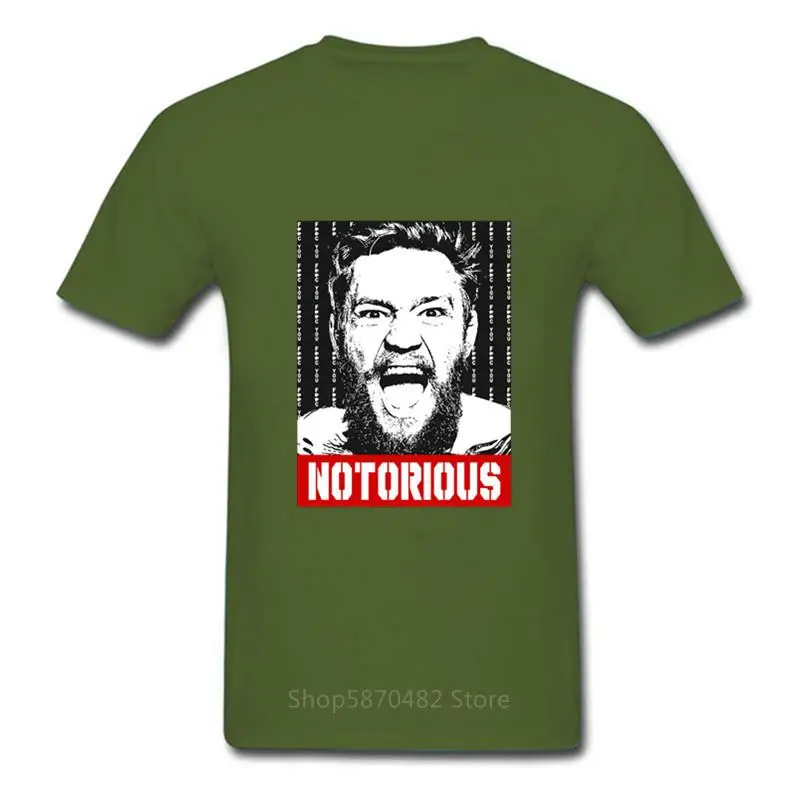 Мужская футболка бренд MMA Conor Mcgregor забавная боксеры для фитнеса белые
