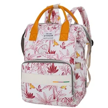 Sac à dos à couches imperméable de grande capacité pour bébé, sac à dos de voyage de grande capacité pour soins infirmiers de maternité de styliste