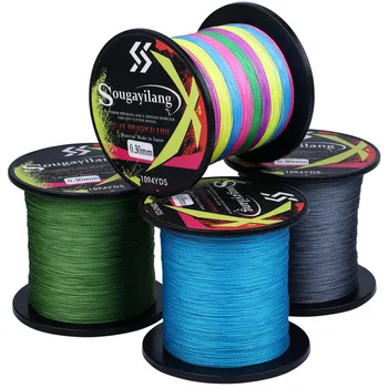 

Sougayilang 300M 500M 1000M Strong PE Fishing Line 4 Strands Braided 0.3mm Multifilament Durable Pesca