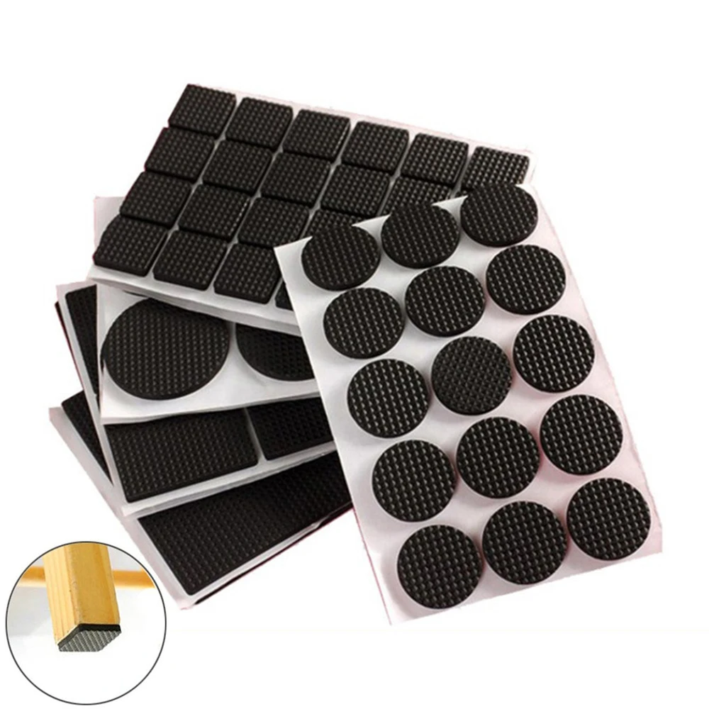 

1/2/6/15/24PCS Self-adhesive Floor Protector Soft Thickening Chair Fittings Anti-slip Anti Rub Anti Noisy Furniture Leg Pads