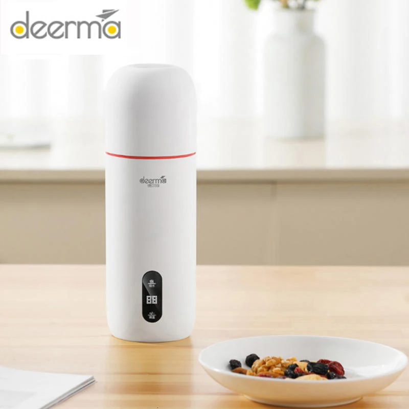 Портативный электрический чайник Deerma Термочашка для кофе дорожный