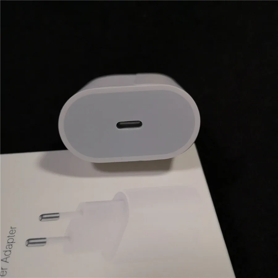 Оригинальное качество 18 Вт Быстрая зарядка PD зарядное устройство для iPhone 11 Pro 8 Plus XR XS Max iPad usb type C EU US дорожный адаптер питания