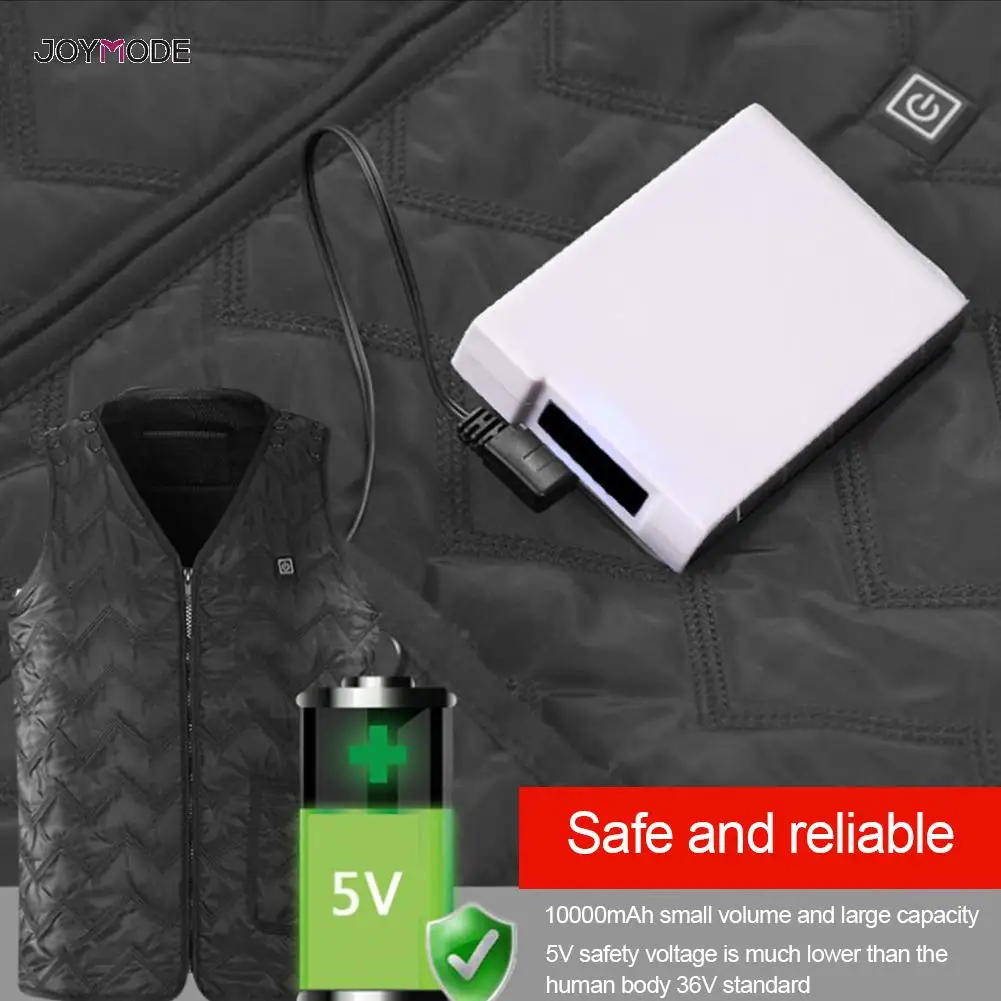JOYMODE мужской открытый USB Инфракрасный нагревательный жилет куртка зимняя гибкая электрическая тепловая одежда жилет для спорта Пешие прогулки