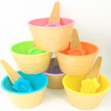 1 шт., миска для мороженого, ложка, инструмент для слизи, форма для хранения кристаллов, инструмент для перемешивания, чашка для детей, Интерактивная игрушка для хлопковой глины, Набор для творчества