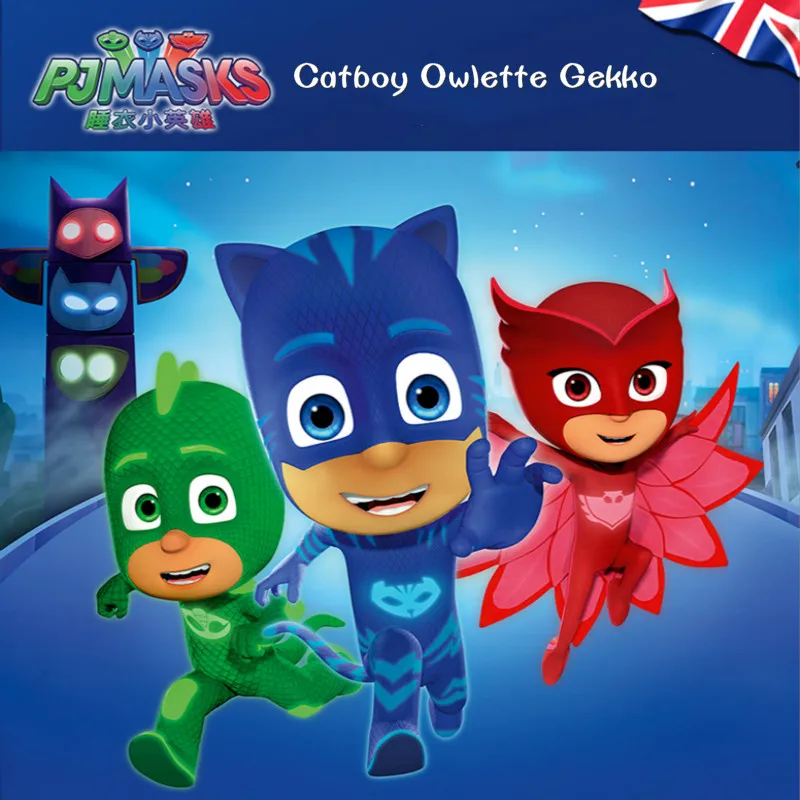 PJ маска Juguete Catboy Owlette Gekko автобус игрушечная Автостоянка рейка автомобиль пластик аниме PJ Маски Фигурки игрушки для детей Подарки S78