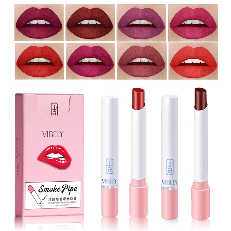 

Matte Lipstick Lipgloss Waterproof Red Lip Stick Makeup Pigment Long Lasting Tint Matte Lipsticks Beauty Cosmetics Lip Gloss
