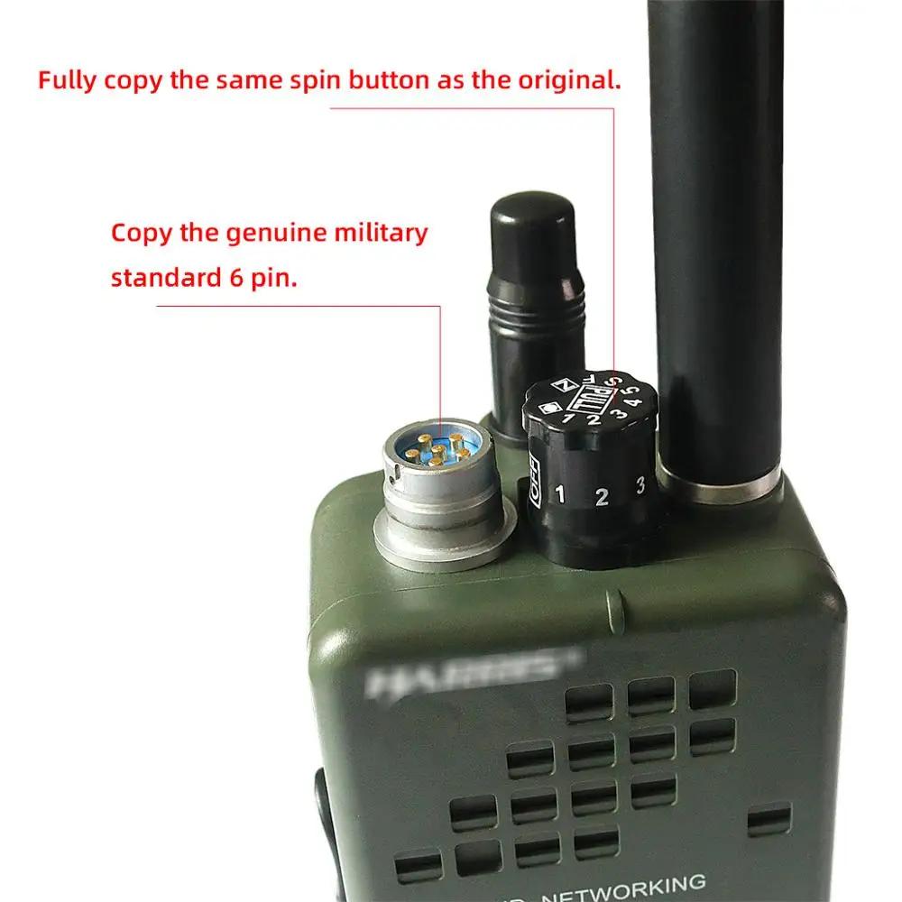 AN/PRC-152 Tactical Harris Military Radio Comunicador Case Model Dummy PRC 152 ?no function