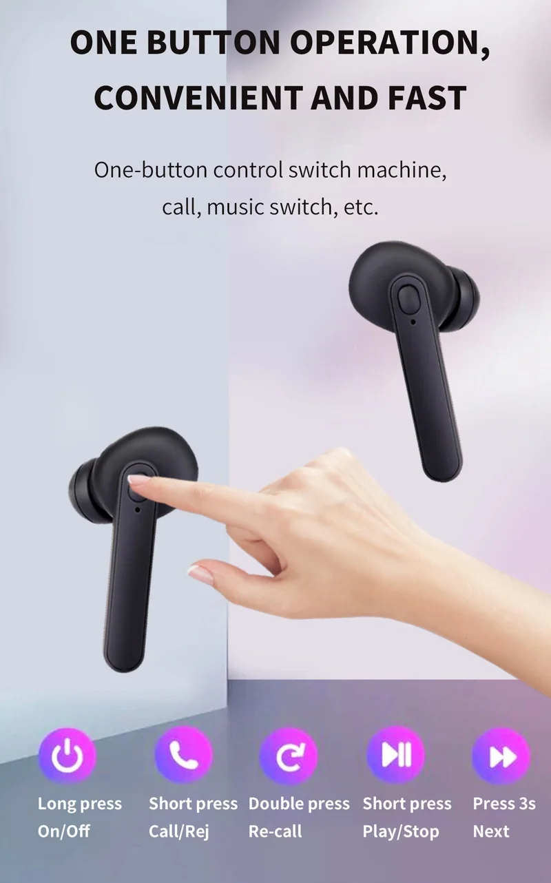 CLAIT DT-5 TWS bluetooth 5,0 беспроводной телефон HiFi HD вызов CVC8.0 шумоподавление наушники гарнитура с 2000 мАч power Bank