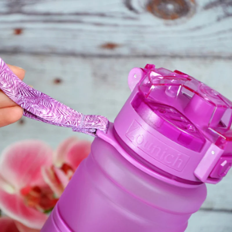 500ml700ML портативная Спортивная походная велосипедная дорожная пластиковая бутылка для сока воды модные бутылки большой емкости термостойкая бутылка