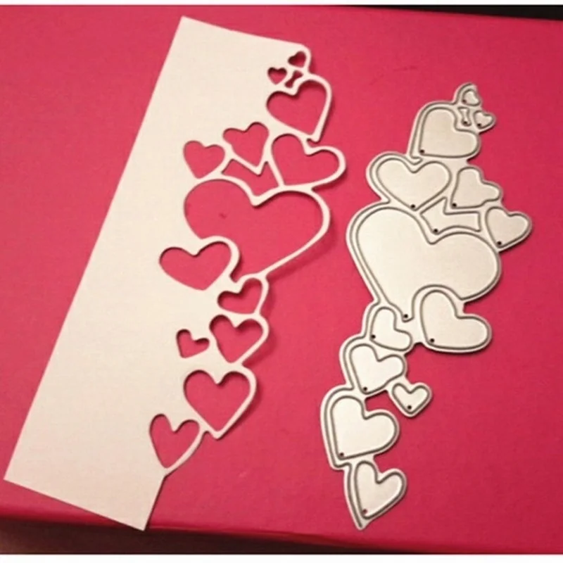 

Love type Metal Cutting Dies Stencils Ribbon DIY Scrapbooking Die Cuts Greeting Wedding Card Decor Embossing Folder Cut