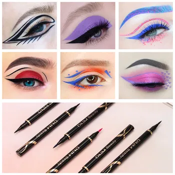 

1PCs Matte Eyeliner Waterproof Colorful Liquid Eye Liner Pen Fast Dry Long Lasting Thin Head Party Beauty Makeup Cosmetic Tools