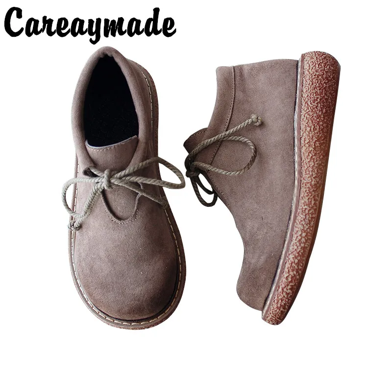 Careaymade-шикарные ботинки с большой головой винтажные мартинсы короткие женская