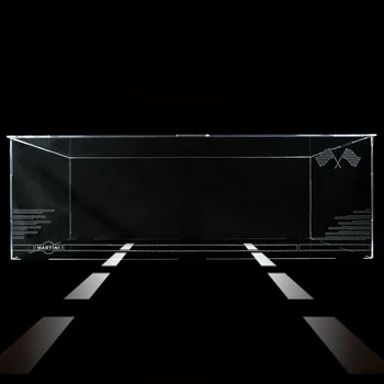 

Building Block Acrylic Display Dustproof Show Box For 911RSR 42096 Blocks Accessories - Transparent Type Black Bottom