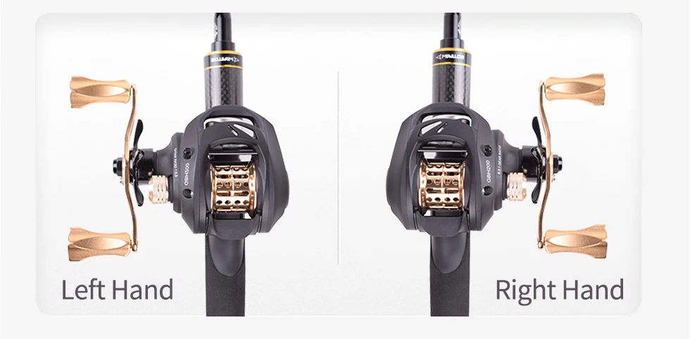 Mavllos GBH Низкопрофильная металлическая Рыболовная катушка для приманки, левая и правая рука, 166 г, Магнитная Тормозная катушка для ловли приманки BFS
