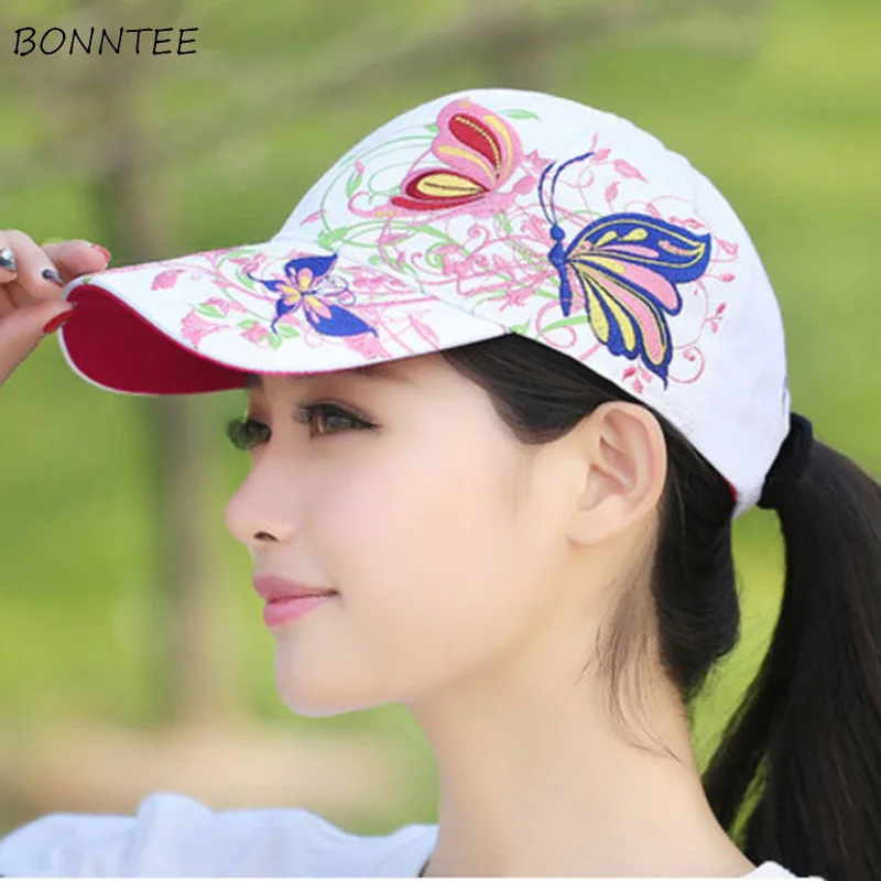 Women New Cap Embroidery Casual All-match Fashion Baseball-caps Womens Outdoor Sun Shading Daily Korean Style Unisex Adjustable |