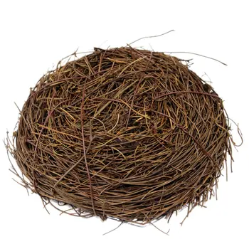

Artificial Nest Foam Mini PE Quail Egg Fake Bird's Nest for Wedding Home Yard Garden Decoration DIY Craft For Easter