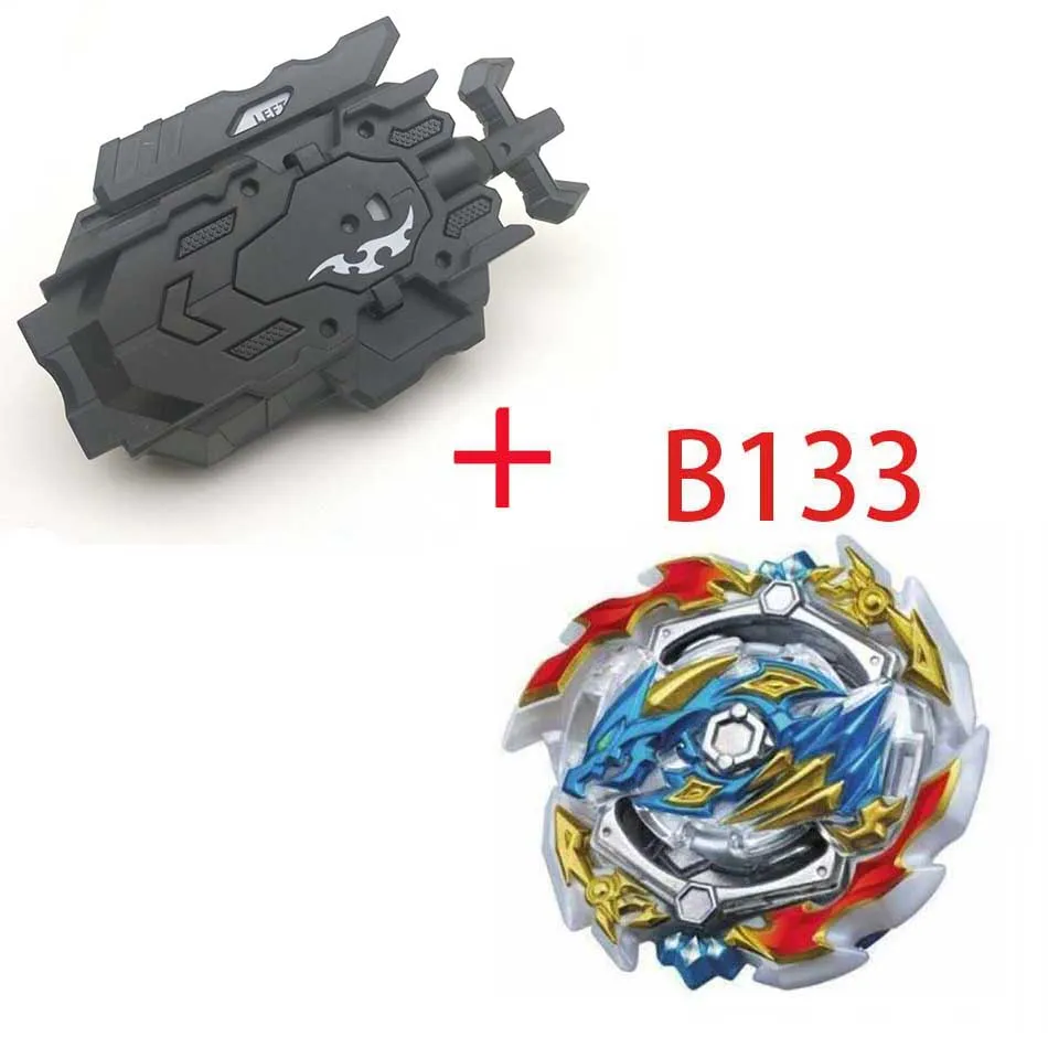 Волчок Beyblade Burst B-74 B-66 с пусковым устройством Bayblade Bey Blade металл пластик Fusion 4d Подарочные игрушки для детей - Цвет: B133