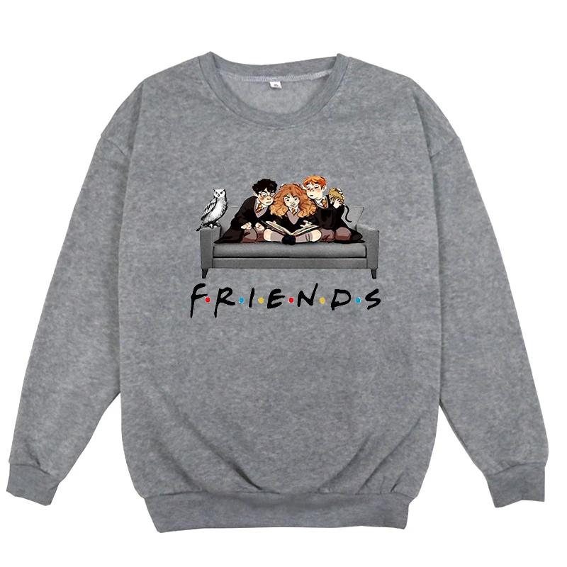 Friends Hoodie Harajuku Sweatshirt Women Hoodies Pullover Pink Hoodie Mens Sweatshirts Streetwear W