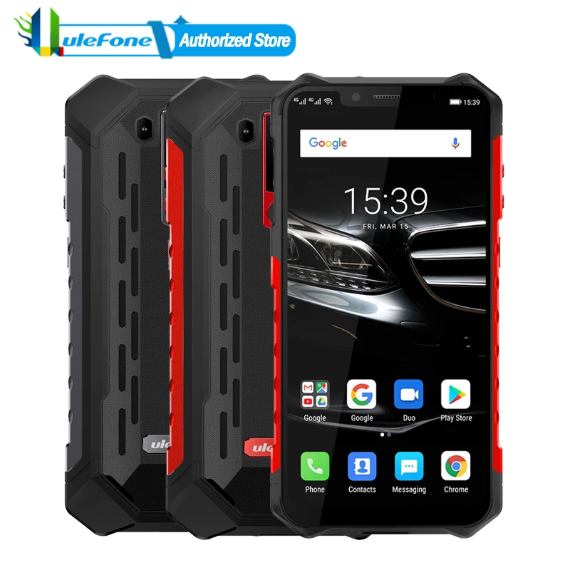 Ulefone Armor 6E водонепроницаемый мобильный телефон с восьмиядерным процессором Helio P70