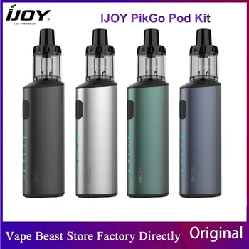 

NEW Original IJOY PikGo Pod Kit W/ 1300mAh Inbuilt Battery W/ 2ml Capacity P0.6 Mesh Pod &P1.0 Mesh Pod Electronic Cigarette Kit