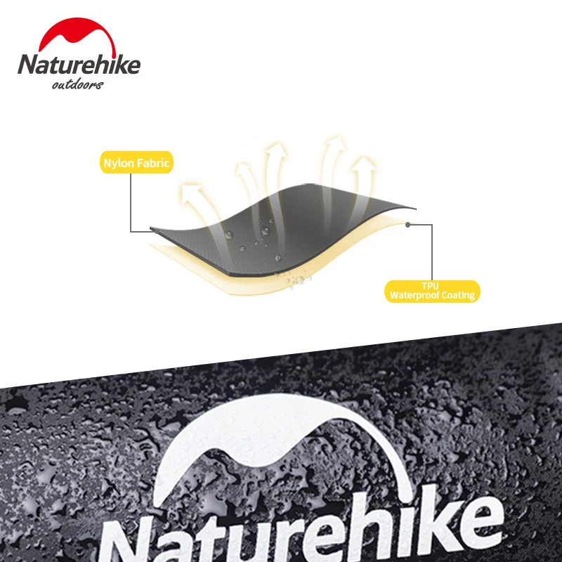 Naturehike рюкзак с защитой от дождя нейлоновая ткань для верховой езды Пылезащитный Водонепроницаемый 35-75L туристические рюкзаки с покрытием для путешествий