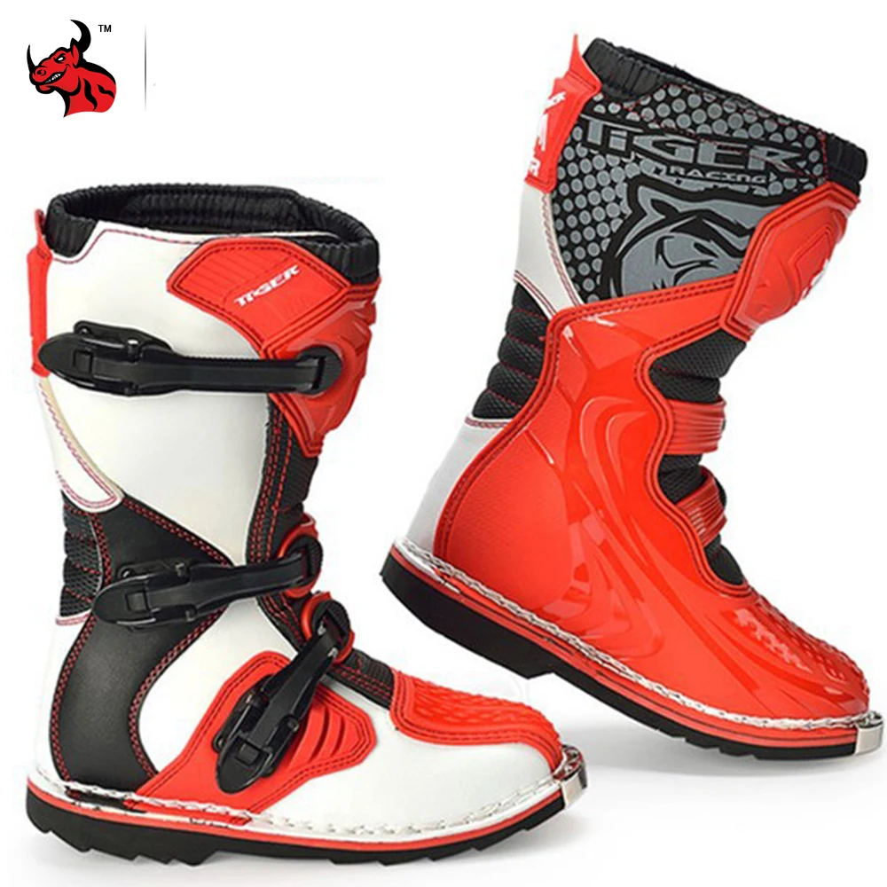 Motorcycle Boots Kids Botas Moto Kids CE Certification Racing Car Drop