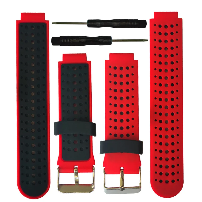 Bracelet Silicone De Rechange Pour Garmin Forerunner 220, 230, 235, 620, 630