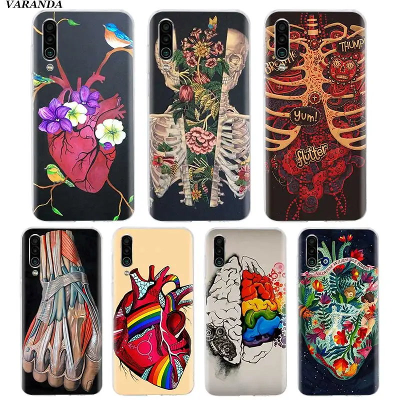 

Medical Human Organs Brain Meridian Soft Case for Meizu 16XS 16S 16th 16X 16 M6T Snapdragon 845 710 845 TPU Silicone Phone Coque