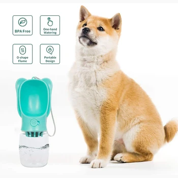

Portable Pet Dog Water Bottle Drinking Bowl Outdoor Travel Dog Feeding Water Dispenser Pet Activated Carbon Filter Bowl Supplies