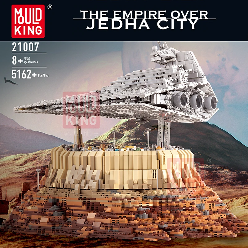 lego star destroyer over jedha