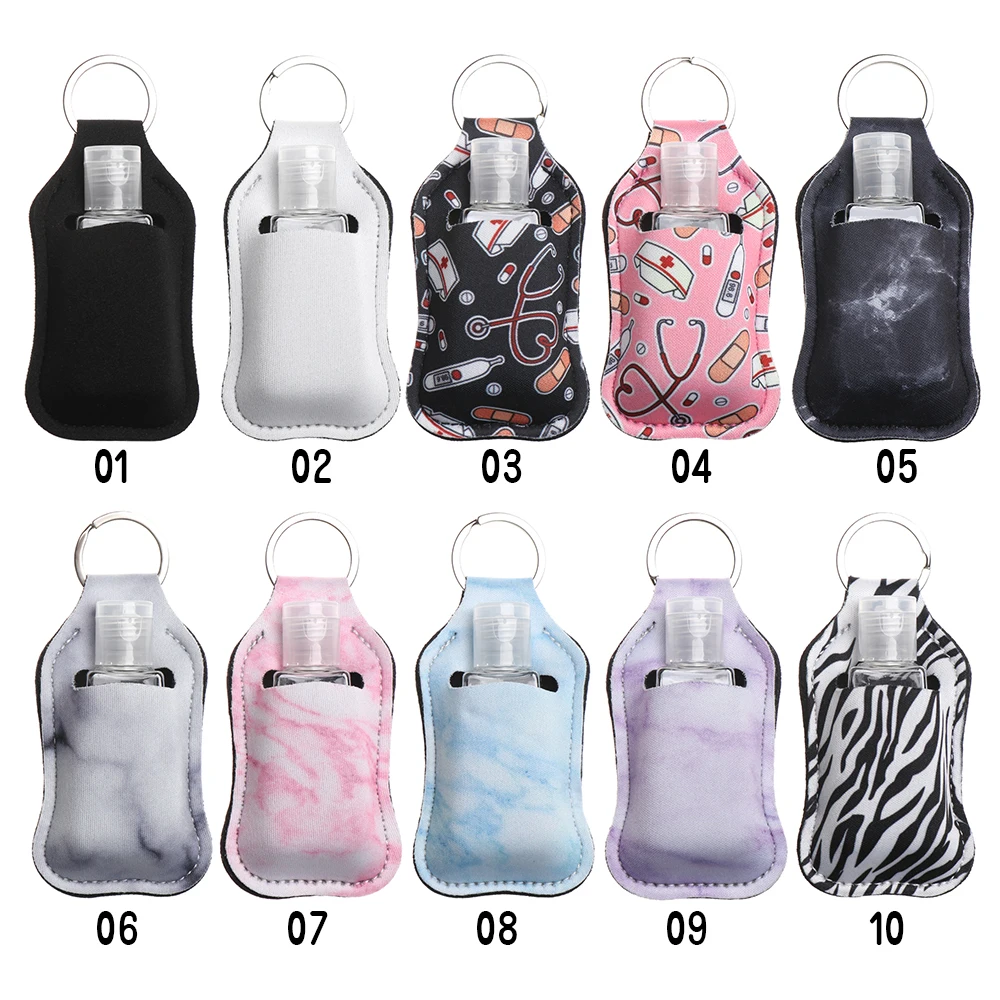 30ml Refillable Hand Sanitizer Bottle with Portable Keychain Holder – Compact Travel Co... - SKU CBGS1136 - UGI Packaging