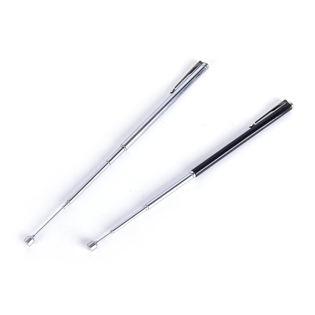 

1PC Pointer Pen Instrument Baton Section 6 Stainless Steel Telescopic Magic Ballpoint Pen Kindergarten Teacher Teaching Supply