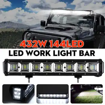 

2020 New 12V/24V LED Work Light Bar Spot Driving Lamp Offroad SUV ATV UTV 4WD Pickup For Jeep Van Camper