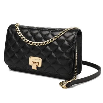 

Genuine Leather woman Hot Luxury Brand woman handbag Rhombus Shoulder Small Square lykj-yx