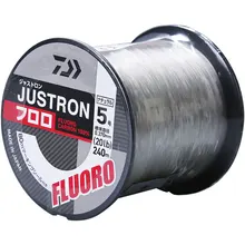  DAIWA JUSTRON FLUORO Fishing Line 300M/240M Fluorocarbon Fishing Line Made in Japan 2.5LB-20LB 100% Original 