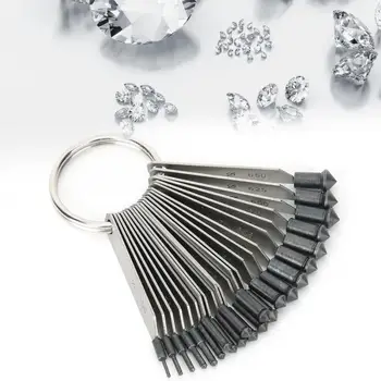 

1.0-6.5mm Gem Stone Diamond Size Measuring Tool Jewelry Tools Ring Diamond Measuring Tool Amount Diamond Jewelry Tools l