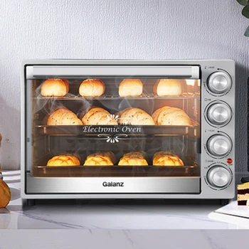 

40L Large Capacity Oven Household Baking Small Automatic Multifunctional Pizza Toaster Oven Kitchen Appliances Electric