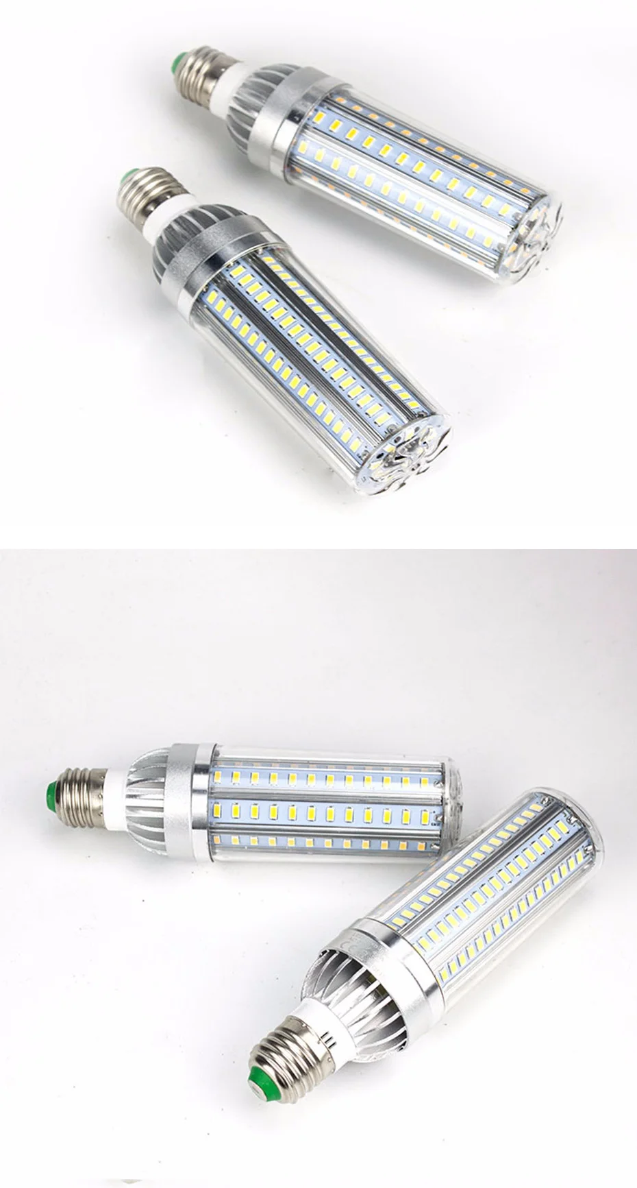Не мерцающие, светодиодные лампы E27 AC 85-265V 25W 35W 45W Светодиодная лампа SMD5730 вентилятор охлаждение; алюминий Bombilla светодиодный светильник