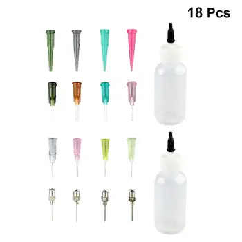 

18pcs Tattoos Kit Applicator Body Art Drawing Portable Tattoo Needles Accessories Tattoo Bottle for Store Home