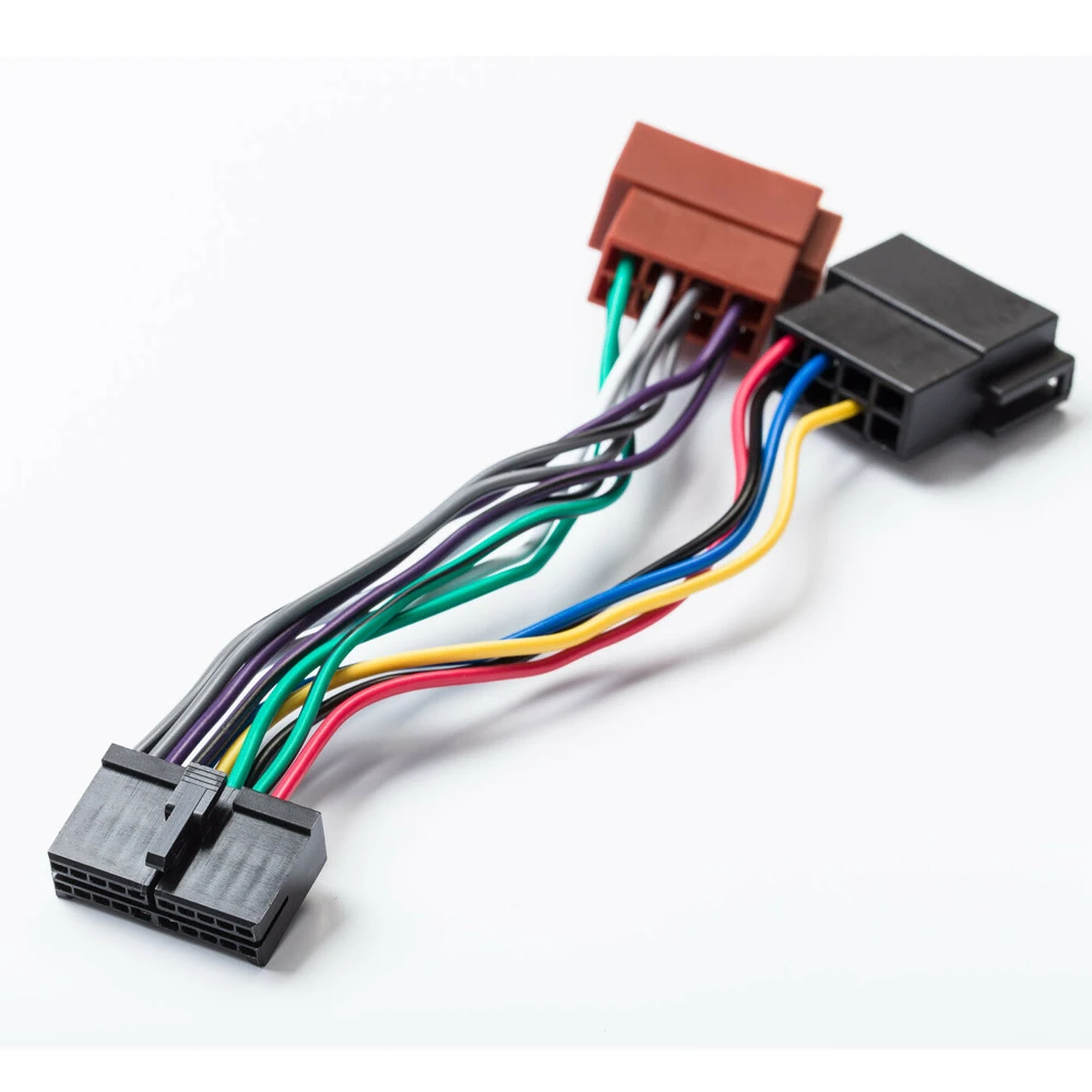 Adaptador de rádio para carro, adaptador de rádio para carro com 20pin conector universal din para aeg