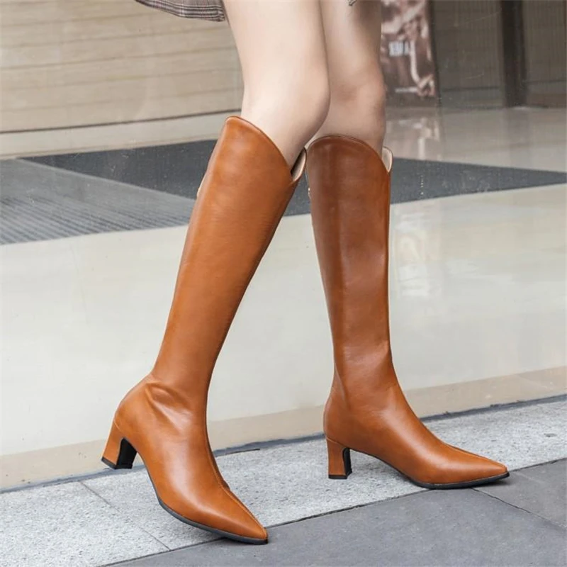 Boots 2020 new over the knee boots high boots Korean version of the net red was thin long thin slim boots