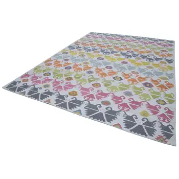 

300x392 Cm Multicolor Handmade Contemporary Area Rug-10x13 Ft